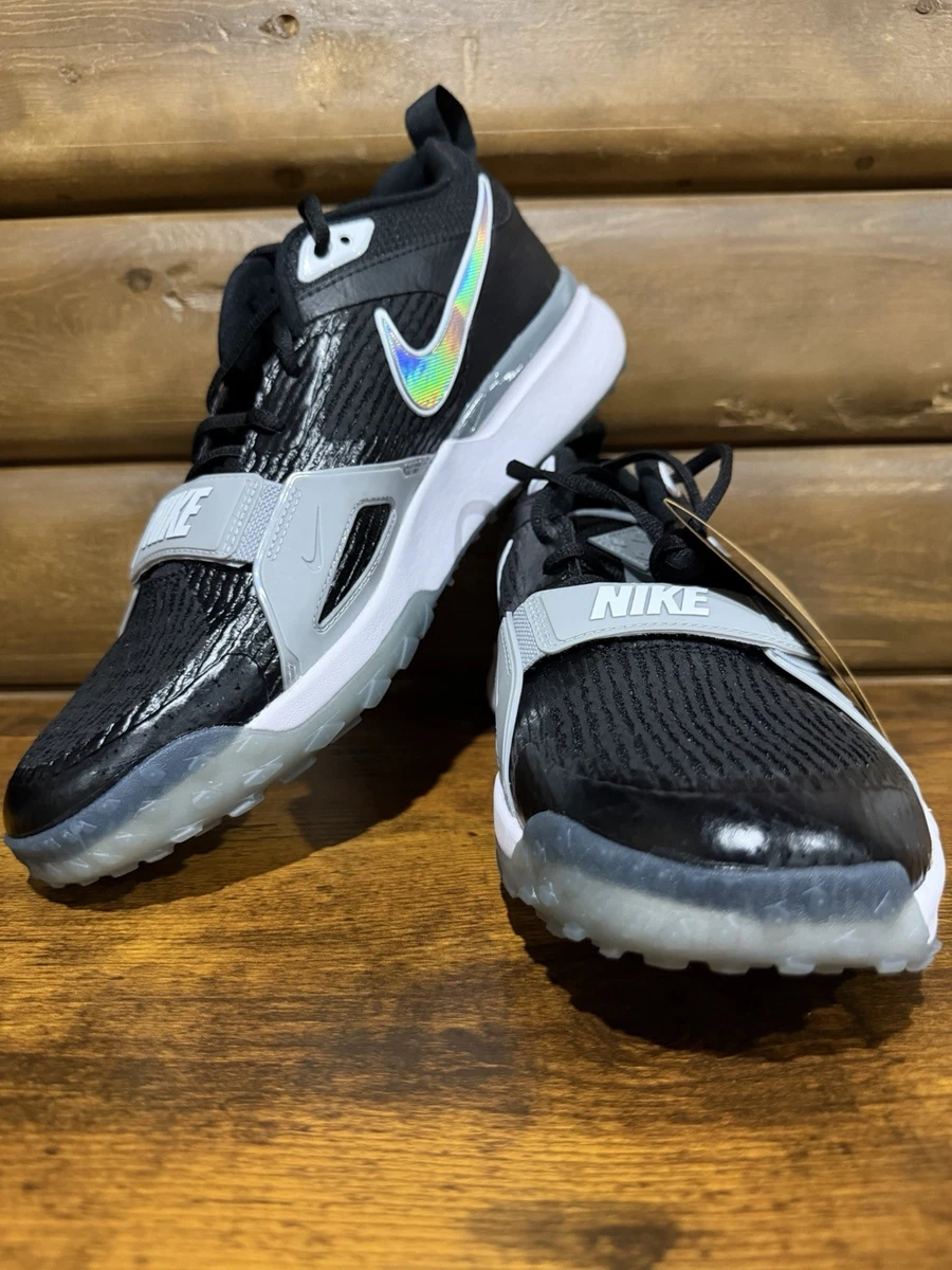 Nike Air Zoom Diamond Elite Turf Black Iridescent for Sale