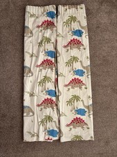 Laura Ashley Dinosaur Ready Made Blackout Curtains (135cm x 135cm)