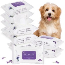 10 Packs of 800 Dog Wipes Pet Wipes Cat Grooming Supplies for Paws, Butt, Ear...