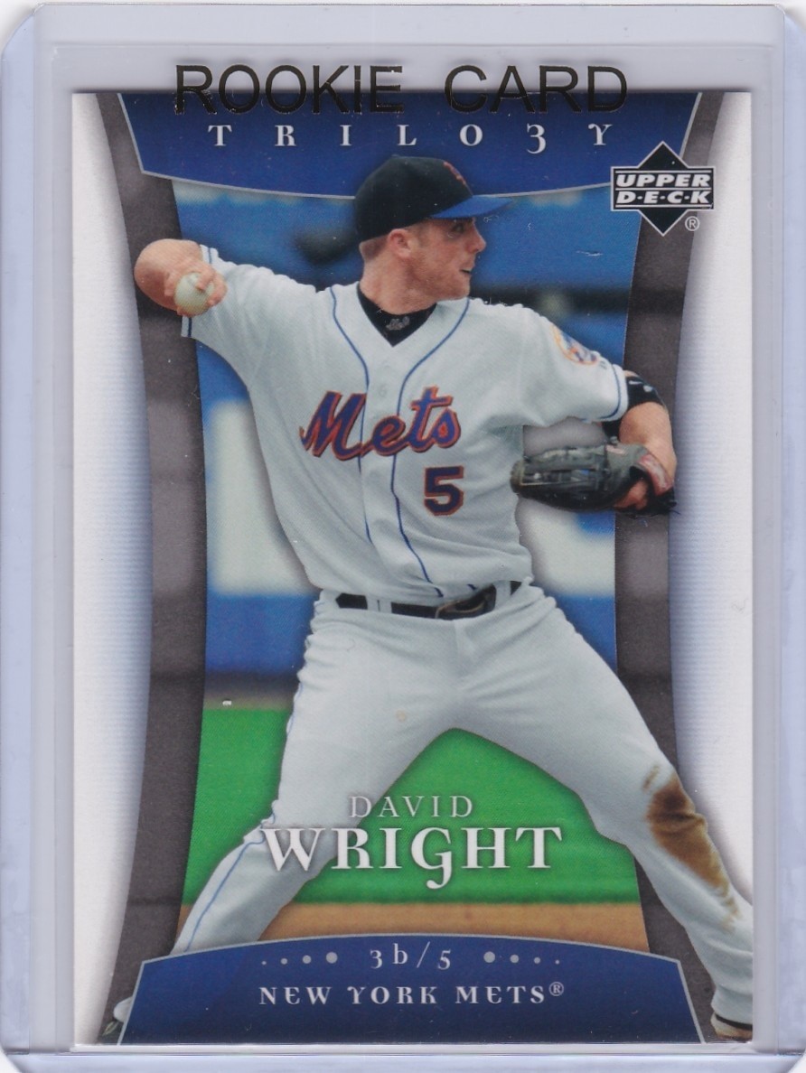 DAVID WRIGHT ROOKIE CARD Upper Deck Trilogy MLB Baseball NEW YORK METS RC