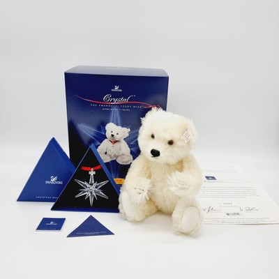 Steiff 668401 Teddybär Crystal für Swarovski limitiert 2005 28 cm Mohair