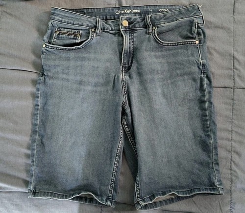 Calvin Klein Jeans Shorts Damen Gr. 14 Blau Denim City Sho