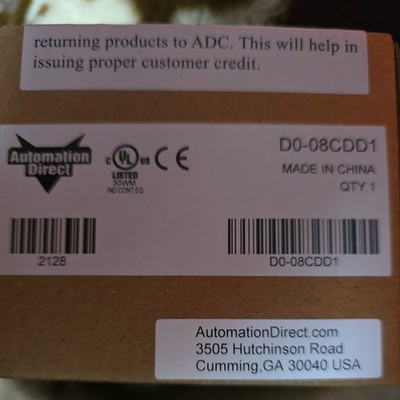 AUTOMATION DIRECT D0-08CDD1 / D008CDD1 (NEW IN BOX)