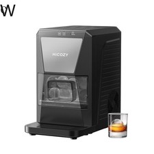 HiCOZY Clear Ice Ball Maker Countertop,Sphere Ice Maker with IcyGem Technology W