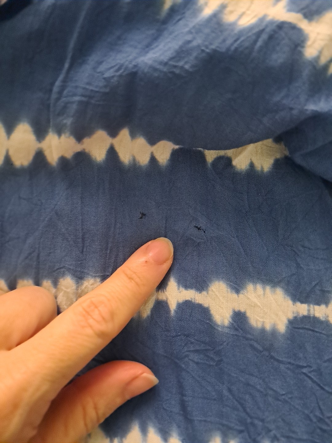 Acacia Swimwear Moscow Maxi Dress Pacific Tides Sz M Blue Tie Dye Crochet