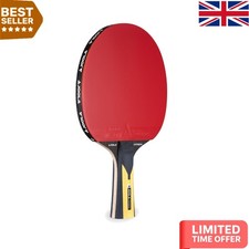 ITTF-Approved Carbon Bat with Ergonomic Handle for Advanced Table Tennis Players