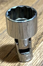 🇺🇸 Snap On Tools 15/16" 12PT Swivel Universal 3/8" Socket Shallow Flex Wobble