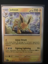 Jolteon 135/165 Sv: Scarlet & Violet 151 Reverse Holo Rare NM 