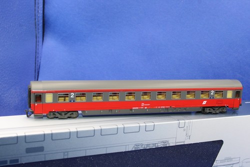 Tillig 13559 Spur TT ÖBB EC-Reisezugwagen 2.Klasse m.LED/sehr guter Zustand/OVP | Condition: Gebraucht