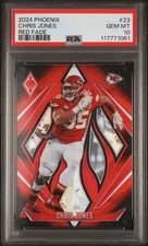 2024 PANINI PHOENIX #23 CHRIS JONES RED FADE 156/299 PSA GEM MT 10