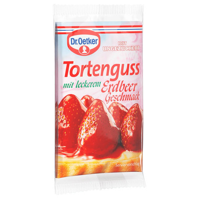 Dr. Oetker Tortenguss STRAWBERRY Glaze 3 pack/3x12,5g - FREE SHIP