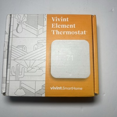 Vivint Element Thermostat Smart Home Device VS-ELEM02-001 Mobile Control NEW