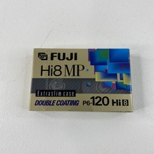Fuji P6-120 Hi8 MP Video Cassette Tape New Sealed 120 Minute Hi-8 Media