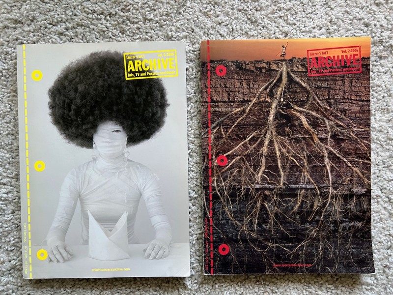 Lurzer's Int'l ARCHIVE Magazine Ads, TV & Posters Lot - Vol. 2 & 6, 2006