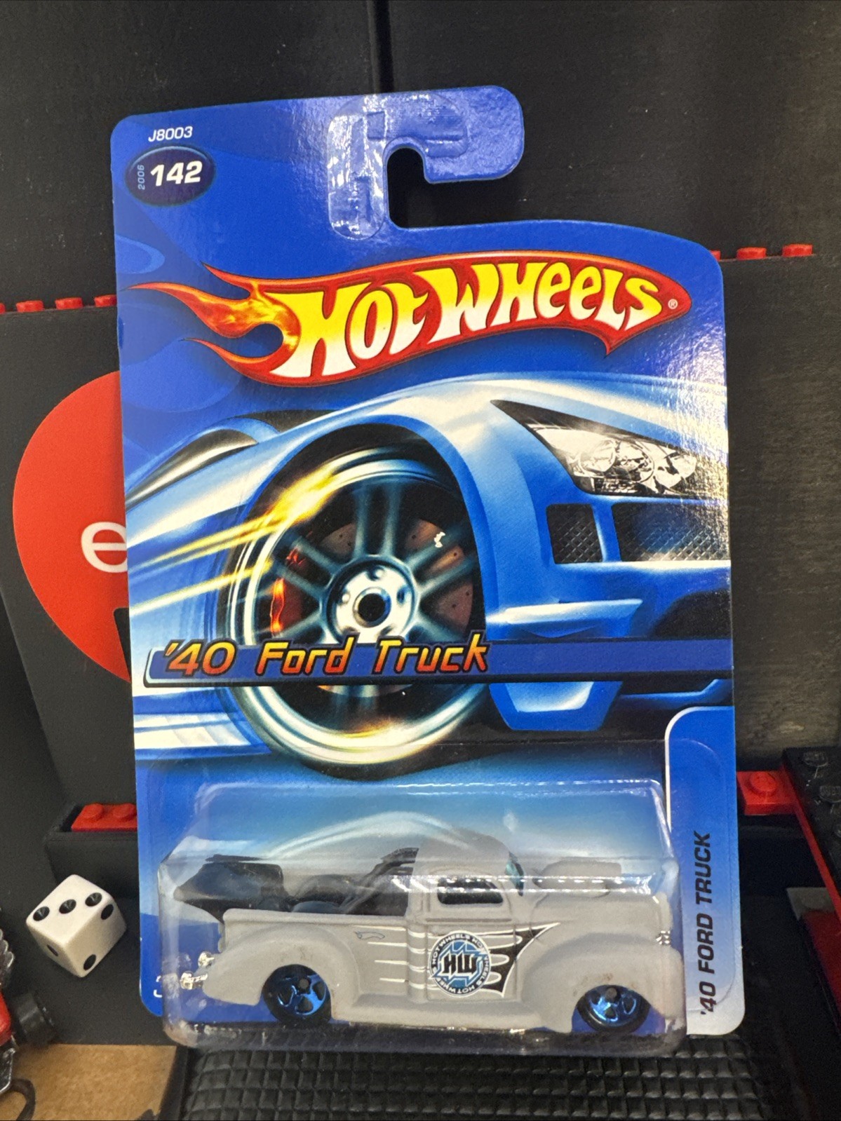 HOT WHEELS 2006 '40 FORD TRUCK #142 GREY W+