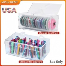 1x Dental Orthodontic Power Chain Ligature Tie Organizer Storage Box Holder Case