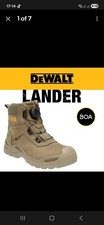 DEWALT Lander BOA Waterproof Nubuck Wide Fit S7S HRO Men's Safety Work Boot