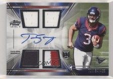 2014 Topps Prime Level 5 Auto Relic Tom Savage #PV-TS Auto rg2