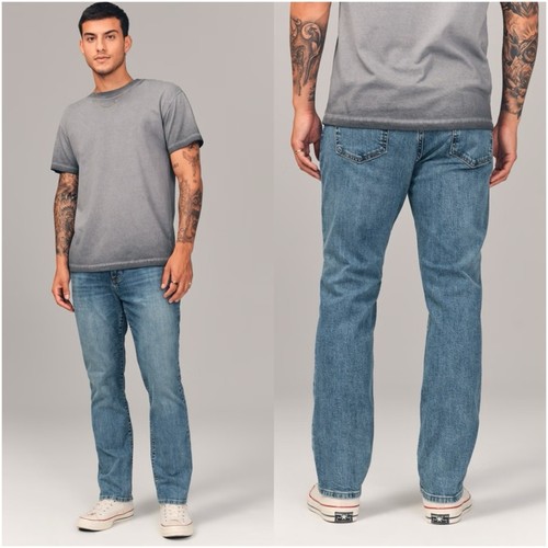 Abercrombie & Fitch Signature Denim Athletic Straight Jean 31W x 32L - Picture 1 of 13