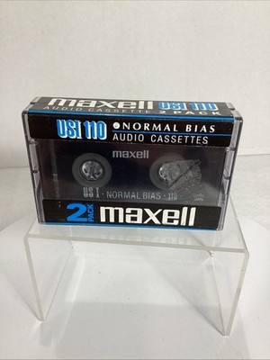 Maxwell USI 110 2 Pack Type Normal Blank Cassette Tapes New Sealed Japan