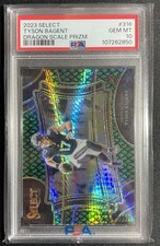 2023 Panini SELECT Field Level TYSON BAGENT RC Dragon Scale #316 /70 PSA 10