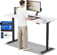 PRO Elektrisch HöHenverstellbarer Schreibtisch (180X80 Cm) | BüRotisch Mit Kolli