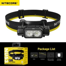 Nitecore NU53 Headlight 1800 LM Rechargeable Industrial Headlamp Camping Lights