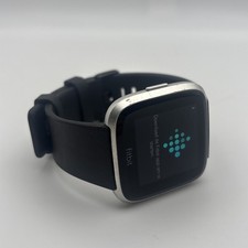 Fitbit Versa Lite FB415 Fitness Smartwatch Activity Tracker Black Large Band