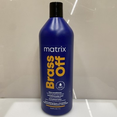 MATRIX Brass Off Purple-Blue Conditioner for Brunettes - 1  LTR 33.8 oz