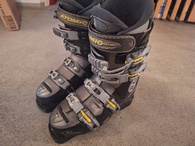 Atomic 9.06 Betaflex Skischuhe Größe 40/25.5 Schwarz Silber