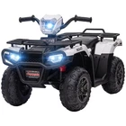 Aosom 12V Ride on ATV for Kids, Kids Electric 4 Wheeler with Headlight, Music,