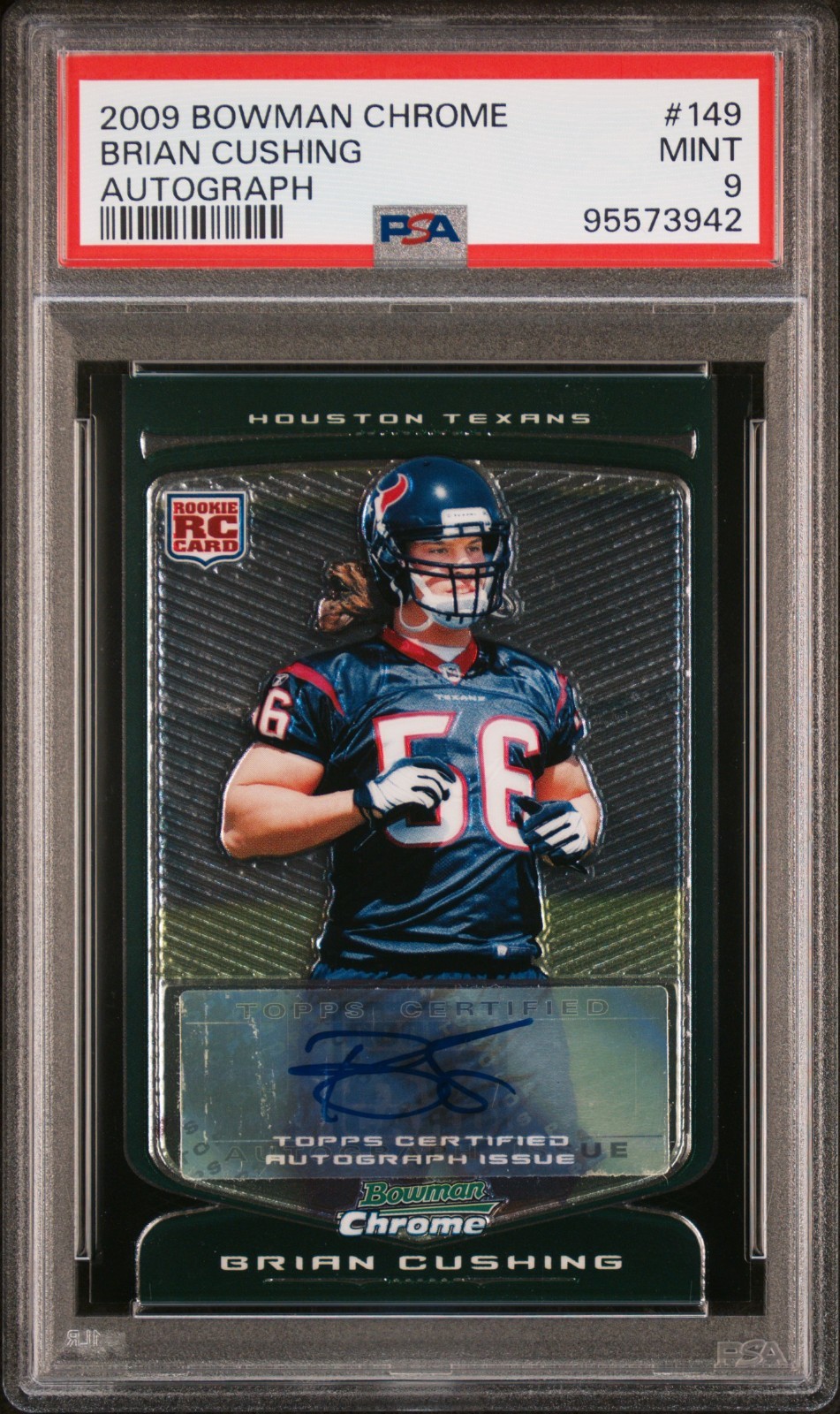 Brian Cushing Bowman Chrome #149 Autograph