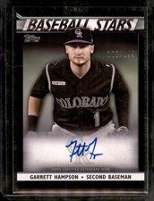 2020 Topps #BSA-GH Garrett Hampson Baseball Stars Autographs Black #/199