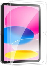 2 Pack Screen Protector for iPad A16 2025 11th/10th Gen, 9H Tempered Glass