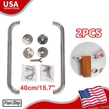 15" Bathroom Shower Grab Bar Handle Safety Hand Rail Support Bar Stainless Steel