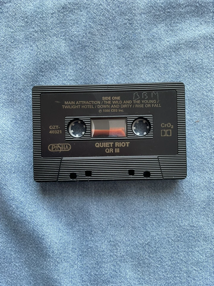 Quiet Riot- QR3 Cassette Tape - Image 3 of 4