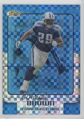 2006 Topps Finest Blue X-Fractor 53/150 Chris Brown #8 0t2