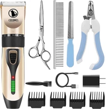 Power Display Dog Clippers Cordless Dog Grooming Kit Professional Horse Clippers