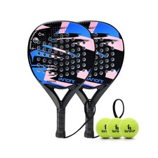 Padel Racket Carbon Fiber Surface with EVA Memory Flex Foam Core Lightweight ...