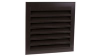Jalousie FüR LüFter, Braun, Aluminium, 351 X 351Mm 432788