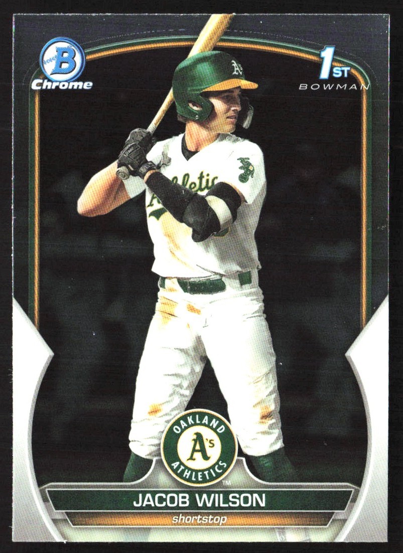 2023 Bowman Draft Chrome Prospects Jacob Wilson #BDC-121 GS1-5