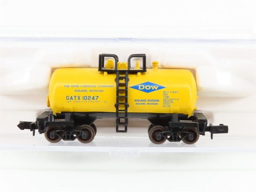 Carro cisterna lata de cerveza química Atlas 32331 GATX DOW escala N #10247 | Condition: Used