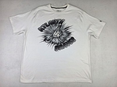 2011 New Era Atlanta Braves Comic Explode MLB Shirt Mens 3XL Embroidered Logo
