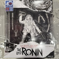 Playmates Teenage Mutant Ninja Turtles LAST RONIN PX B W CHASE NEW Nice