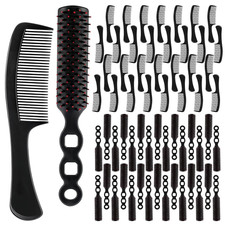 60 Pcs Hair Brush and Comb Set, Bulk Hair Brushes for Homeless Individually Wrap