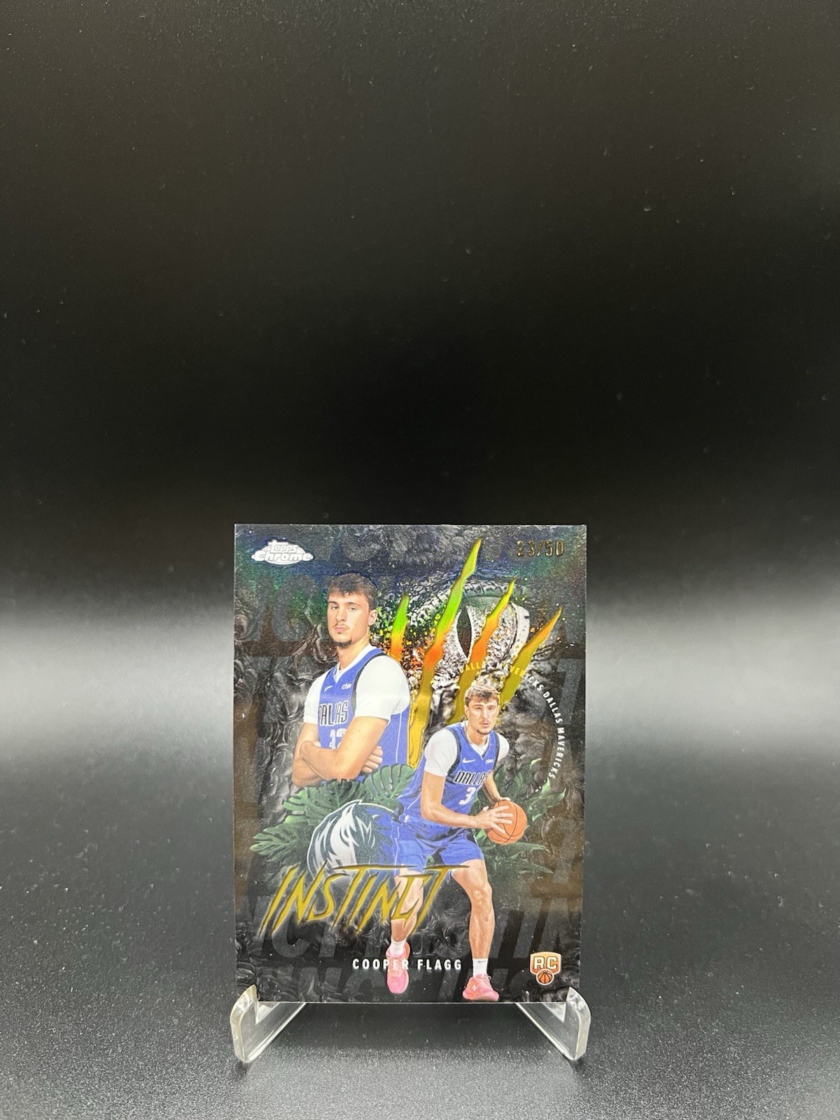 2025-26 Topps Chrome Basketball Cooper Flagg Instinct /50 INS-11