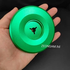 2 X NEW Green NAB Hub Adapters For Reel To Reel Tape Recorders