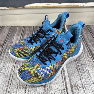Size 10 - Under Armour Curry Flow 10 x Sour Patch Kids Blue 2022 - 3025622 300