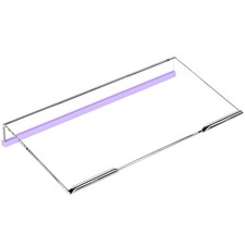 Computer Keyboard Stand for Desktop, 11.8" Tiny Clear Acrylic Keyboard Riser ...