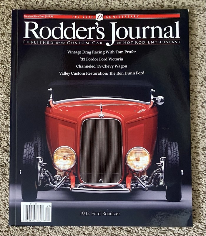 THE RODDER'S JOURNAL MAGAZINE ISSUE #64 - 1932 FORD ROADSTER - PHOTOS - O 1419